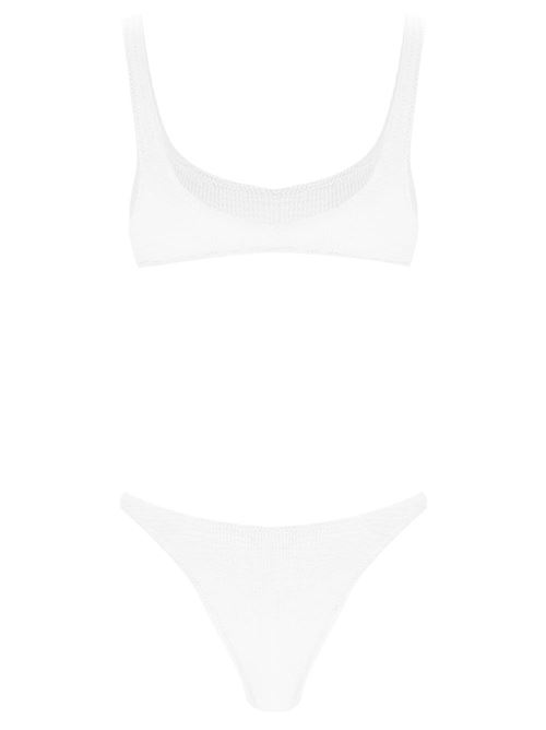 White Ginny scrunch bikini set Reina Olga | GINNY BIKINI SETCRINKLE LUXWHITE